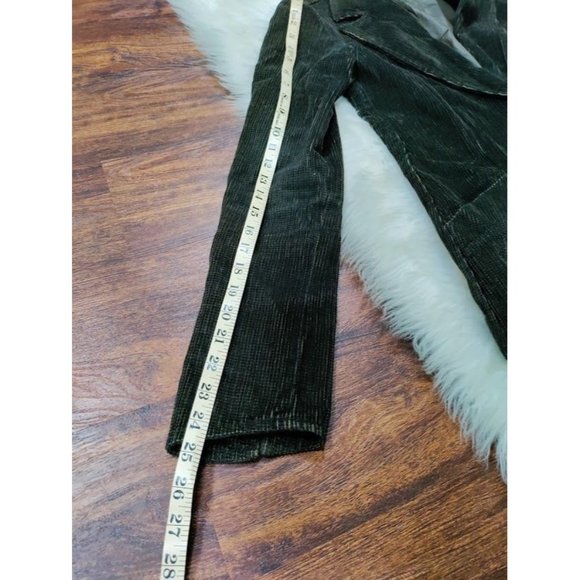 ZARA TRF Corduroy Blazer Jacket High-Low Jacket L /M - Picture 11 of 12